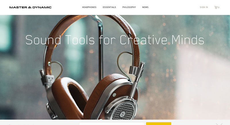 Master and Dynamic Sound Tools for Creative Minds