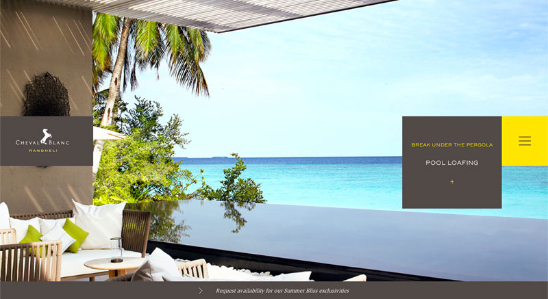 Randheli Cheval Blanc Luxury Hotel in the Maldives